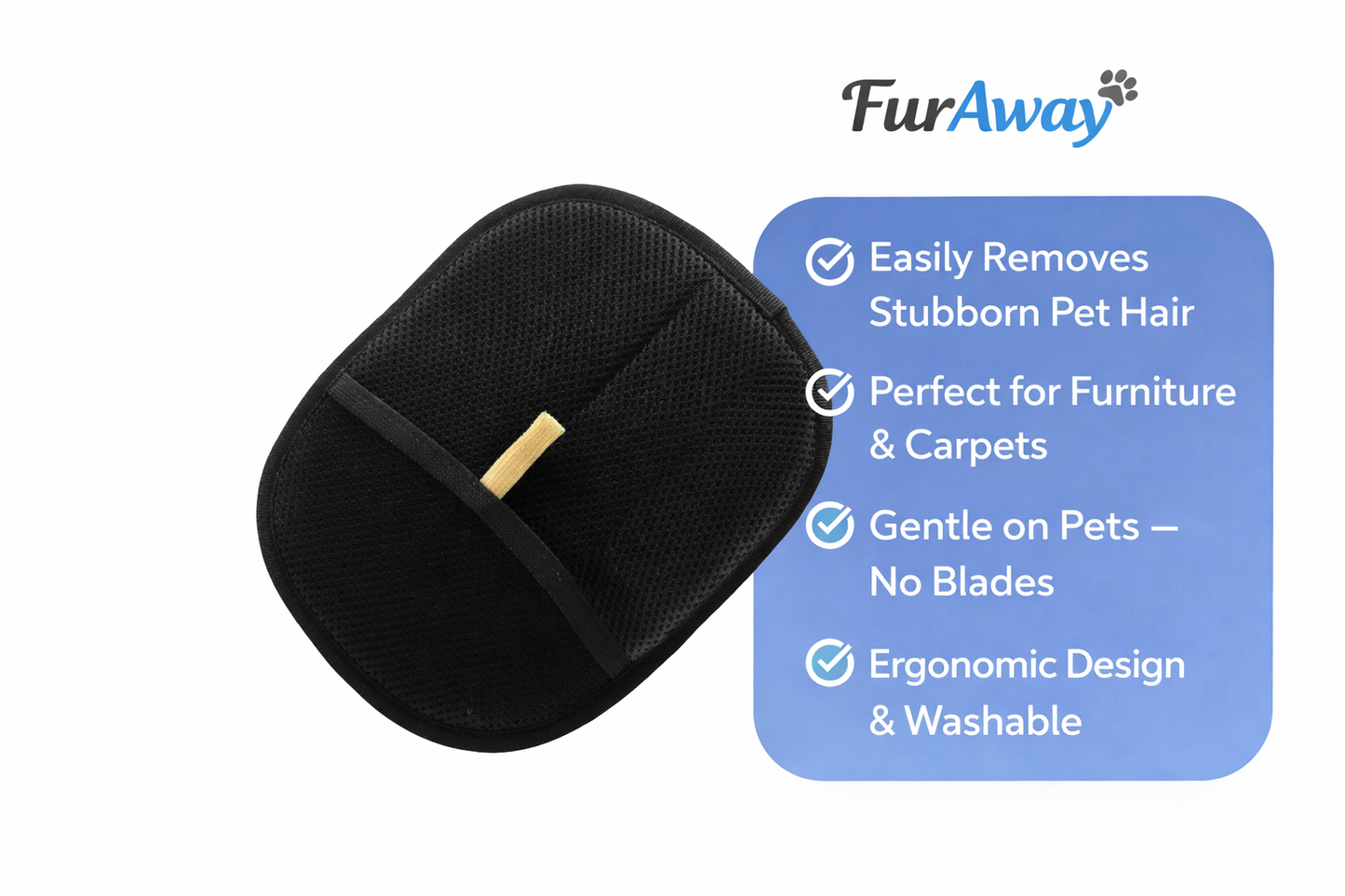 FurAway Deep Clean Static Gloves